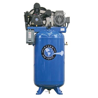 ATEMPAF9 image(0) - Atlas Automotive Equiopment 7.5HP 80 Gallon Vertical Commercial Air Compressor