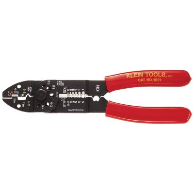 KLE1001 image(0) - Klein Tools WIRE STRIPPER / CUTTER 8-3/4IN. ALL PURPOSE