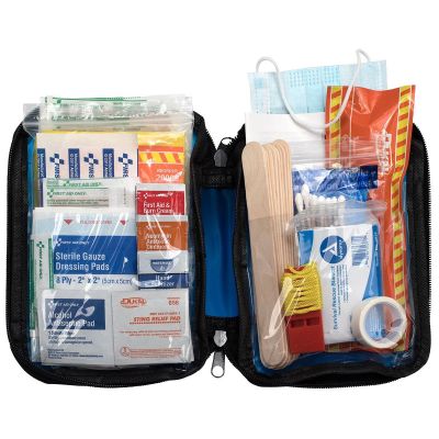 FAO90168-001 image(0) - Soft Sided First Aid Kit Plus Emergency Prep: 105 Pieces