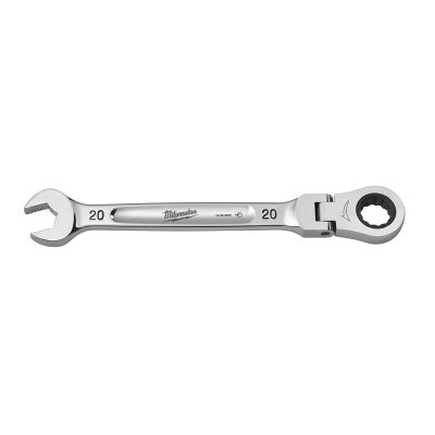 MLW45-96-9620 image(0) - Milwaukee Tool 20mm Flex Head Ratcheting Combination Wrench
