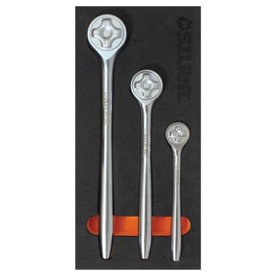 SRRNR3 image(0) - NR3 3-Piece 2.5° Nano-Ratchet Set  provides minimal Swing Angle  Maximum Control, Tech-Friendly Ratchet for Everyday Tightening and Loosening Applications