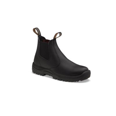BLU491-080 image(0) - Soft Toe Elastic Side Slip-on Boot, Water Resistant, Kick Guard, Black, AU size 8, US size 9