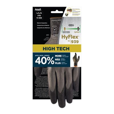 ASL11939R00L image(0) - Ansell Hyflex 11-939R Gloves Large (1 Pair)