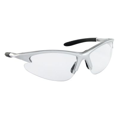 SAS540-0500 image(0) - SAS Safety DB2 Safe Glasses w/ Silver Frame and Clear Lens in Polybag