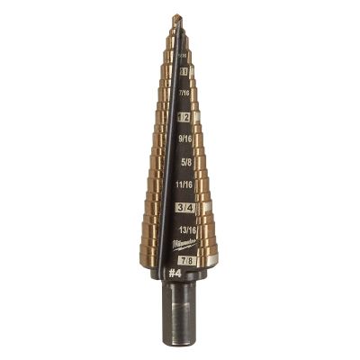 MLW48-89-9284 image(0) - Milwaukee Tool Cobalt Step Drill Bit #4