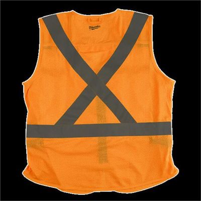 MLW48-73-5071 image(2) - Hi Vis Orange Safety Vest-S/M (CSA)