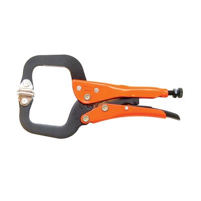 ANGGR22406 image(0) - Anglo American Grip-On 6" C-Clamp with Swivel Tips (Epoxy)