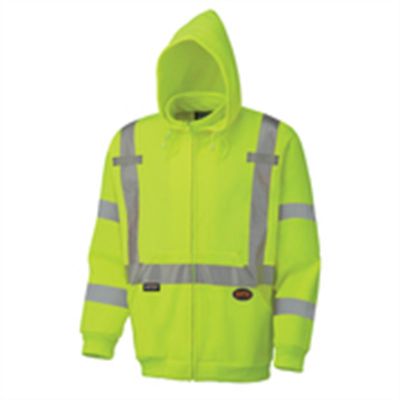 SRWV1060461U-XL image(0) - Pioneer Pioneer - Hoodie - Hi-Viz Polyester Fleece - Hi-Viz Yellow/Green - Size XL