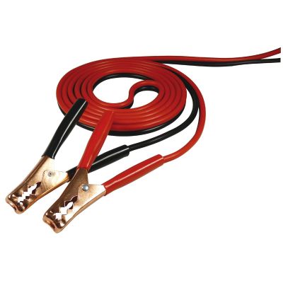 KTI74500 image(0) - K Tool International 12' Light Duty 10-Gauge Battery Booster Cables with 250 Amp Clamps