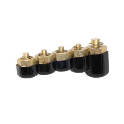 LIS10810 image(0) - Lisle Injector Rail Fuel Line Cap Set, 5 pc.