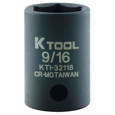 KTI32118 image(0) - K Tool International SOC 9/16 3/8D IMP 6PT