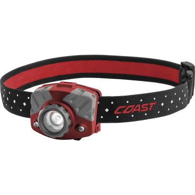 COS20618 image(0) - COAST Products FL75R Rechargeable Headlamp red body in gift box