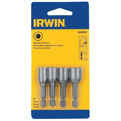 IRWIWAF242-4 image(0) - Irwin Industrial 4 PC. MAGNETIC NUT SETTER SET