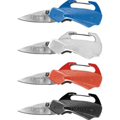 WLMW3210 image(0) - Wilmar Corp. / Performance Tool Pocket Knife w/Carabiner Clip