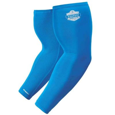 ERG12186 image(0) - Ergodyne 6690 2XL Blue Cooling Arm Sleeves