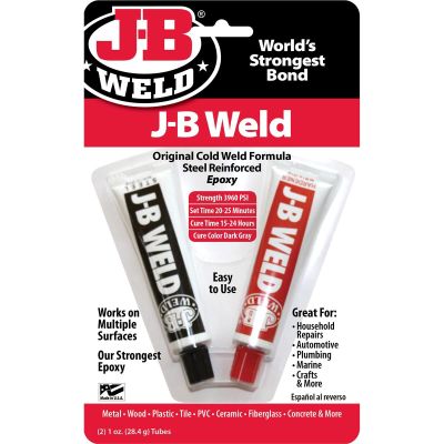 JBW8265S image(0) - J-B Weld 8265S Original Cold-Weld Steel Reinforced Epoxy - 2 oz.
