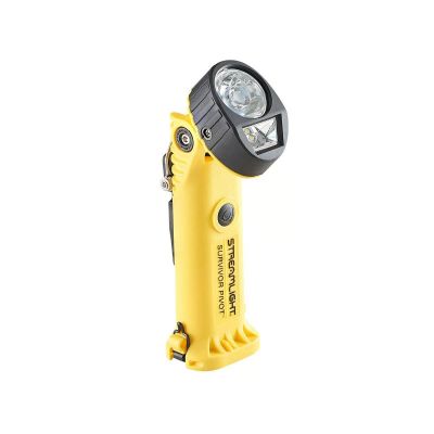 STL91831 image(0) - Streamlight Streamlight Survivor Pivot® C1D1 Safety-Rated Dual-Beam Articulating Flashlight Magnet - 120V/100V AC/12V DC - Yellow