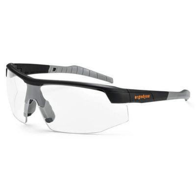 ERG59003 image(0) - Ergodyne SKOLL Anti-Fog Clear Lens Matte Black Safety Glasses