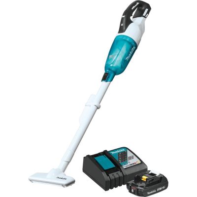 MAKXLC03R1WX4 image(0) - 18V LXT® Lith-Ion Compact Brushless Cordless Vacuum Kit, Trigger w/ Lock (2.0Ah)