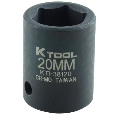 KTI38120 image(0) - K Tool International SOC 20MM 1/2D IMP 6PT