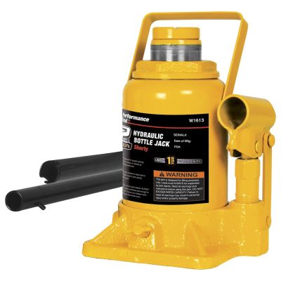 WLMW1643 image(0) - Wilmar Corp. / Performance Tool 12 Ton Shorty Hydraulic Bottle Jack