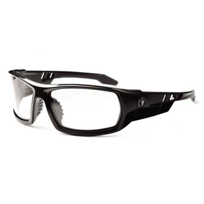 ERG50003 image(0) - ODIN Anti-Fog Clear Lens Black Safety Glasses