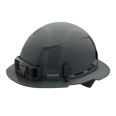 MLW48-73-1115 image(0) - Gray Full Brim Hard Hat w/4pt Ratcheting Suspension - Type 1, Class E