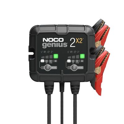 NOCGENIUS2X2 image(0) - NOCO Company GENIUS2X2 6V/12V 2-Bank, 4-Amp Smart Battery Charger