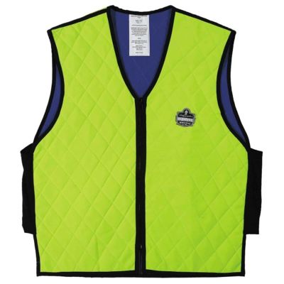 ERG12536 image(0) - Ergodyne 6665 2XL Lime Evap Cooling Vest