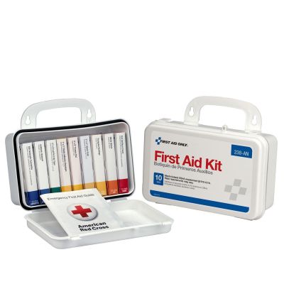 FAO238-AN image(0) - 10 Unit First Aid Kit Plastic Case