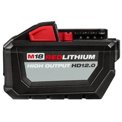 MLW48-11-1812 image(0) - Milwaukee Tool M18 REDLITHIUM HIGH OUTPUT HD12.0 Battery Pack