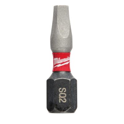 MLW48-32-4122 image(0) - Milwaukee Tool SHOCKWAVE Impact Square Recess #2 Insert Bits (25 PK)