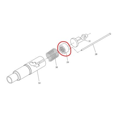 IRTPF2219-21 image(0) - Ingersoll Rand Needle Holder for Ingersoll Rand 125, 125CI Scaler