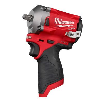 MLW2554-20 image(0) - Milwaukee Tool M12 FUEL 3/8 in. Stubby Impact Wrench - Bare Tool