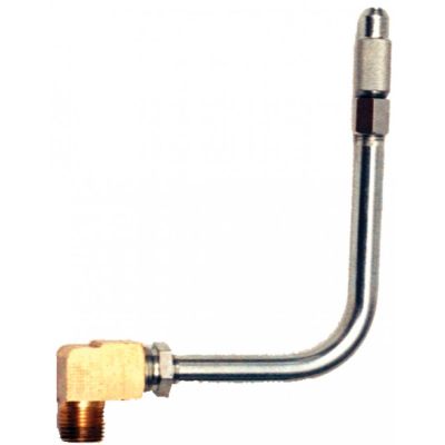MILZE1326 image(0) - 6" 90° Bent Pipe with Manual Non-Drip Nozzle