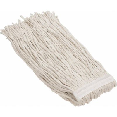 MRO09246281 image(0) - Msc Industrial Supply 1-1/4" Red Head Band, Large Cotton Cut End Mop Head