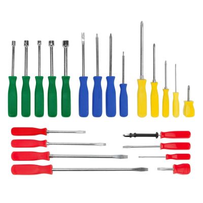 WLMW80022 image(0) - Wilmar Corp. / Performance Tool 22-Piece Screwdriver Set with Slotted, Phillips, T