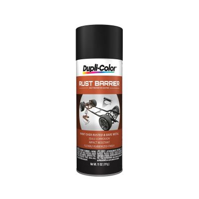 DUPRBA100 image(0) - Krylon RUST BARRIER; FLAT BLACK; 11 OZ. AEROSOL;