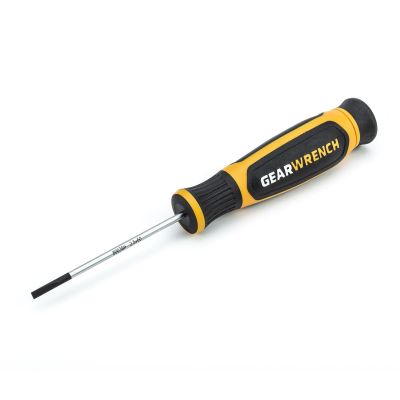 KDT80036H image(0) - GearWrench 2.5mm x 60mm Mini Slotted Dual Material Screwdriver