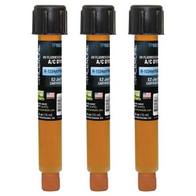 TRATP9825-P3 image(0) - Tracer Products 0.5 oz OEM-Grade R-1234yf/PAG EZ-Ject 3 Pack