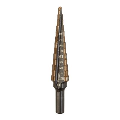 MLW48-89-9281 image(0) - Milwaukee Tool Cobalt Step  Drill Bit #1 (1/8"-1/2")