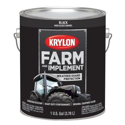 DUP1962 image(0) - Krylon Farm/Implement; Gloss Black; Gallon