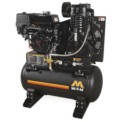 MTMABS-13H-30H image(0) - Mi-T-M 30-Gallon Two Stage Gasoline Air Compressor