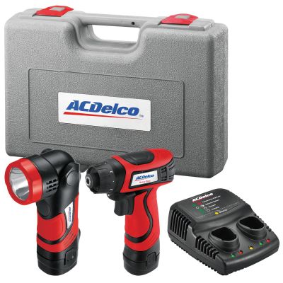 ACDARD847L image(0) - ACDelco Li-ion 8V 2-in-1 Driver / Light Combo Kit w/VSR