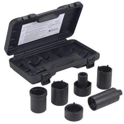 OTC4543A image(0) - OTC 6 Piece 4WD Spindle Nut Socket Set