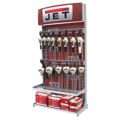 WIL8FTWALL image(0) - 8' Jet Hoist Merchandiser Display
