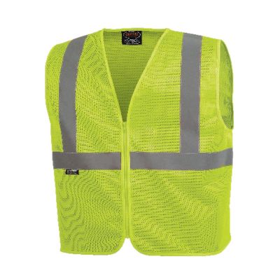 SRWV1025060U-S image(0) - Pioneer Pioneer - Mesh Safety Vest No Pockets - Hi-Vis Yellow/Green - Size Small