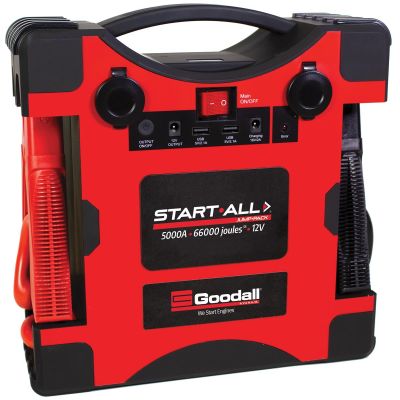 GDLJP-12-5000T image(0) - Goodall Manufacturing START�ALL Jump Pack 5,000 Amp 60000 Joules 5S 12V