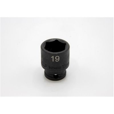 VIMIMPM619 image(0) - VIM 19MM X 3/8'' DR. CR-MO IMPACT SOCKET - SHALLOW