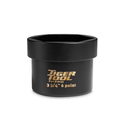 TIG18137 image(0) - Tiger Tool 3-3/4" 6 POINT AXLE NUT SOCKET